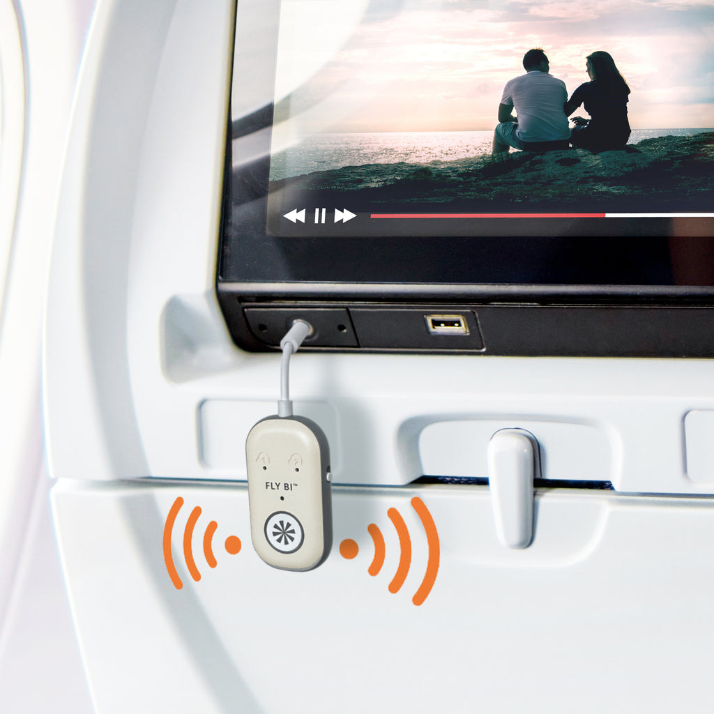 Just plug Fly Bi into the headphone jack