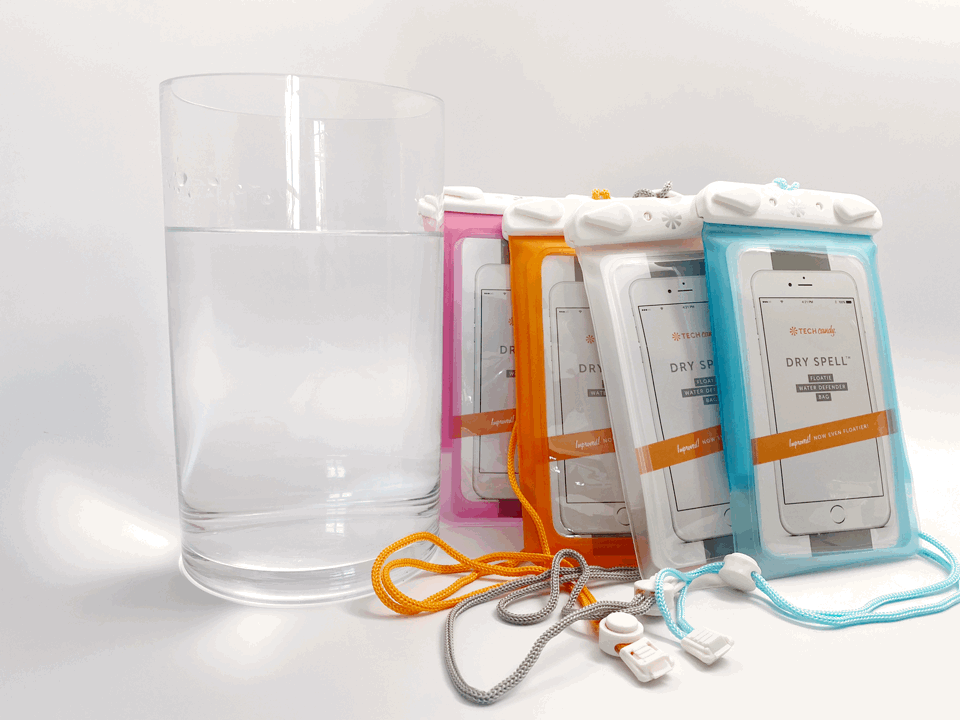 Dry Spell Water Defender Bag (Phone) : White – Tech Candy Dry Spell Water Defender Bag (Phone) : White – Tech Candy