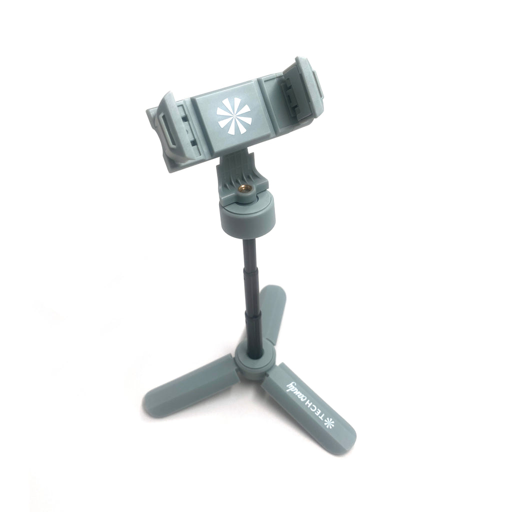 Stand and Deliver Expanding Phone Tripod in Light Gray