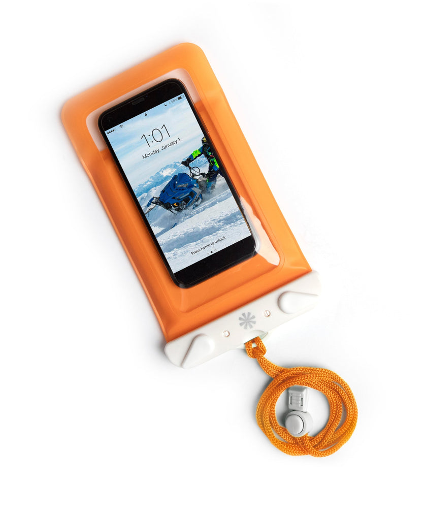 Dry Spell Phone Water Defender Bag in Orange