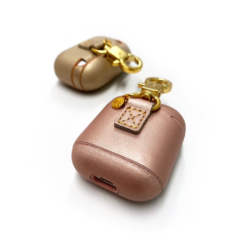 Mixed Metals AirPods Case in Rose Gold; Mixed Metals AirPods Pro Case in Gold