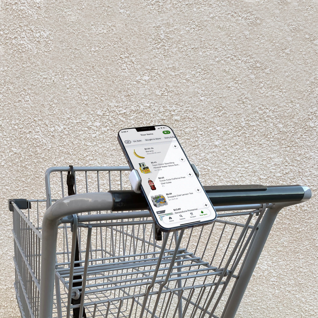 Roll With It on phone used on shopping cart