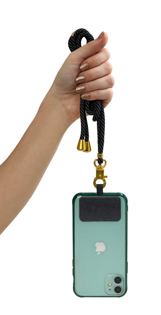 The Hookup Universal Phone Lanyard : Dark Slate White The Hookup Universal Phone Lanyard : Dark Slate White