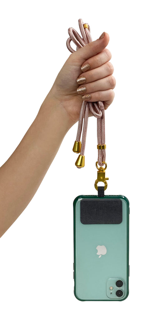 The Hookup Universal Phone Lanyard : Rose Gold